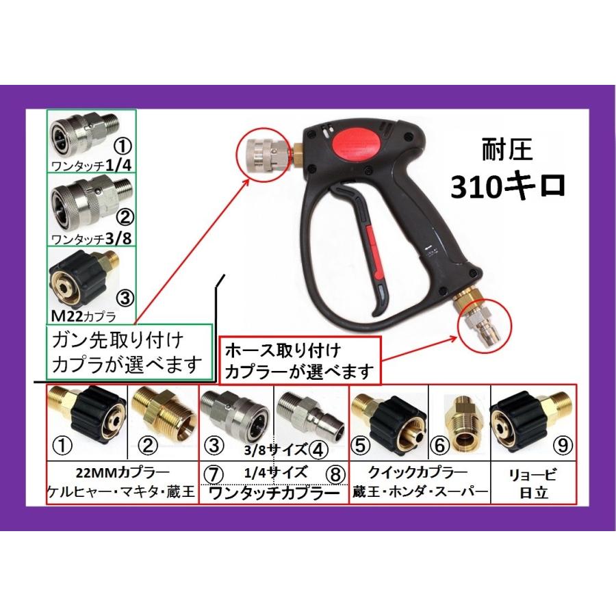 カプラ付高圧洗浄機用ガン（標準） : トータルビル用品 - 通販 - Yahoo