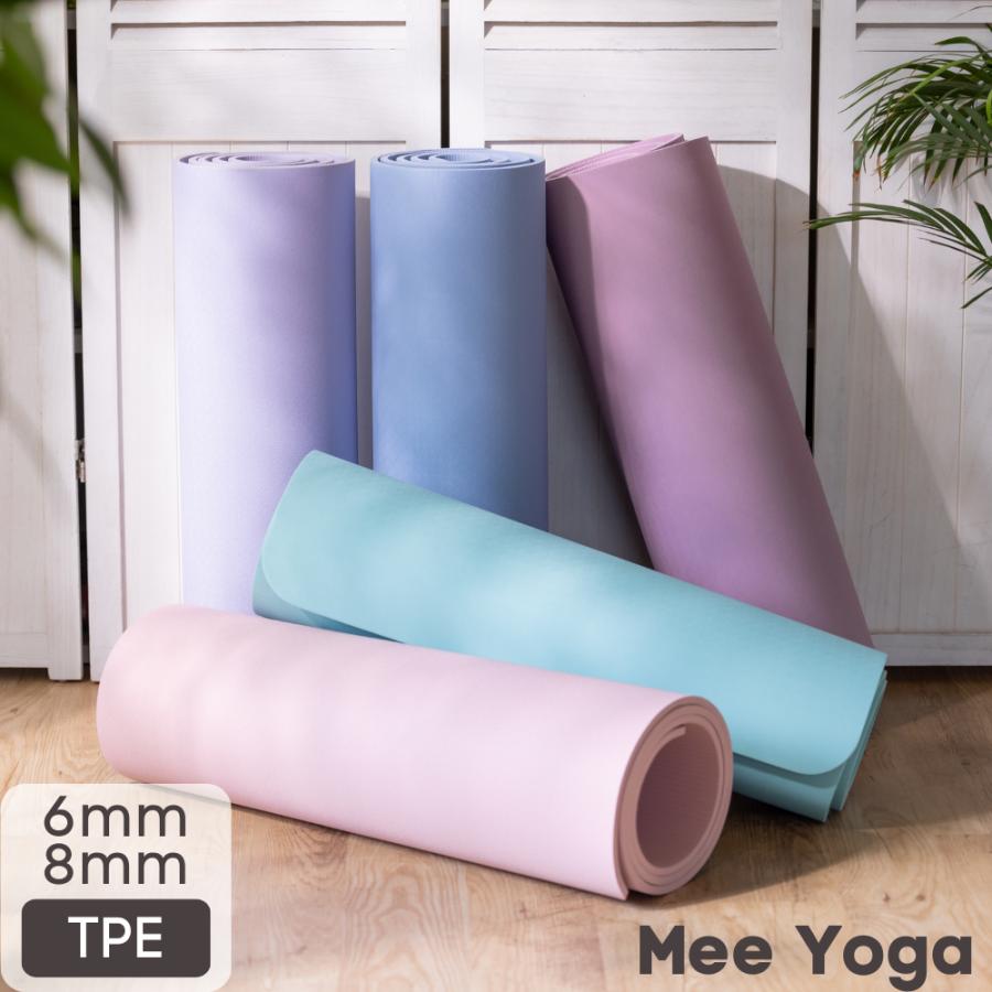 ヨガマット ストレッチ トレーニング マット 筋トレ エクササイズ 6mm