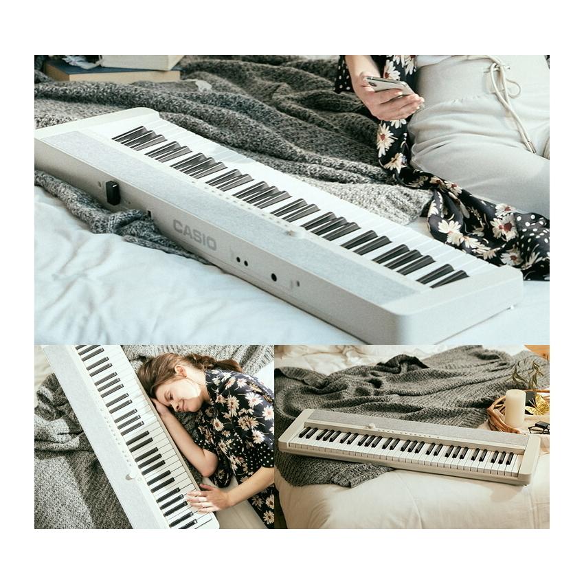 ベーシックキーボード（CASIO） カシオ61鍵盤キーボード CT-S1 白