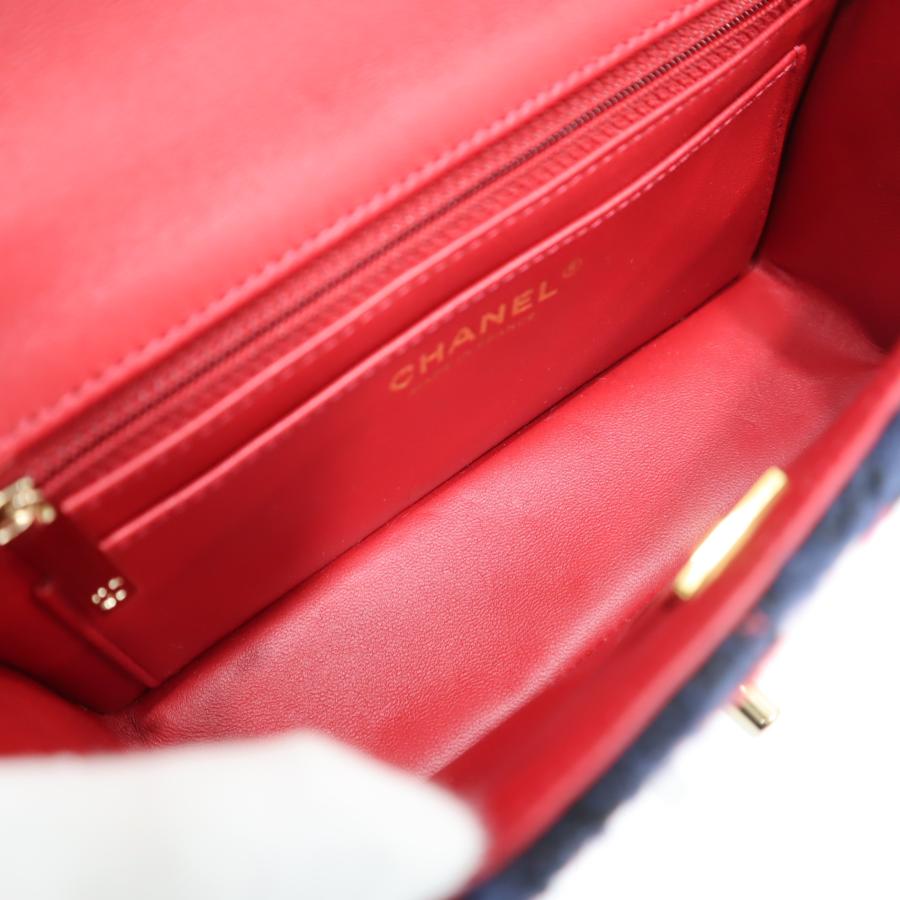 質屋 CHANEL シャネル 69900 ツイード ショルダーバッグ 鞄 バッグ