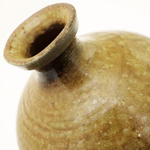 備前焼 花瓶 華 窯元 作家 石田育男 陶印 bizenyaki_kabin_hana 花入れ