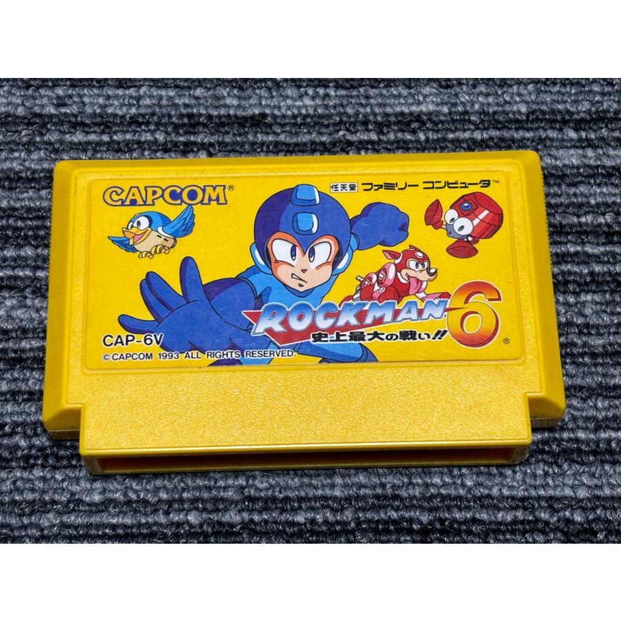 任天堂（Nintendo） ファミコン カセット ソフト ロックマン6 史上最大