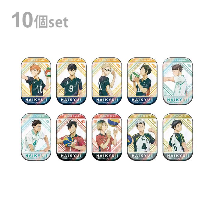 ショウワノート ハイキュー！！ ホログラムスクエア缶バッジ