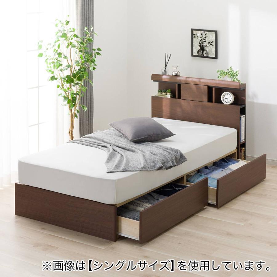 ニトリ（NITORI） ダブルベッドフレーム(MBR WP301引付き) : ニトリ