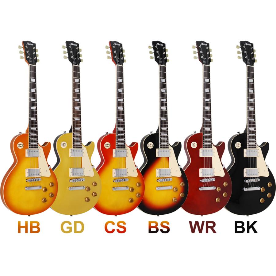 エレキギター レスポールタイプ Maison LP-28 7点初心者セット〔ギター