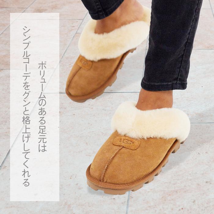 UGG（アグ） サンダル レディース ふわふわ シープスキン おしゃれ