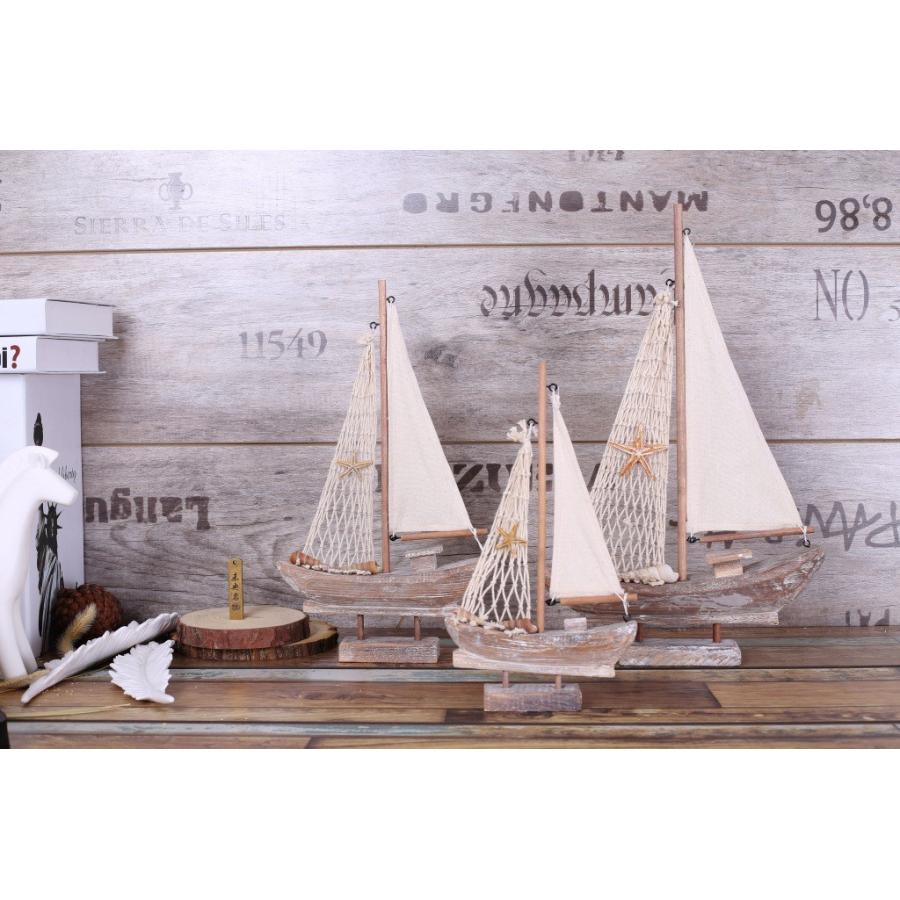 ヨットの模型 置物 オブジェ インテリア 雑貨 置き物 誕生日