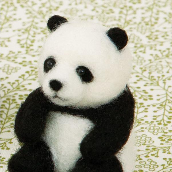 アクレーヌスターターセット付き 三つ子 パンダの赤ちゃん手作りキット