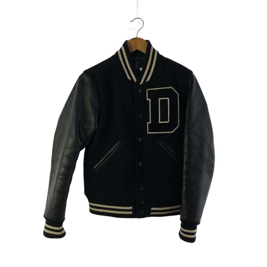 HYSTERIC GLAMOUR◇スタジャン/S/ウール/BLK/毛玉あり : セカンド