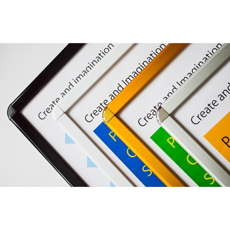 4枚セット】 ポスターフレームCA111 サイズ B2 前面開閉式 : ポスター