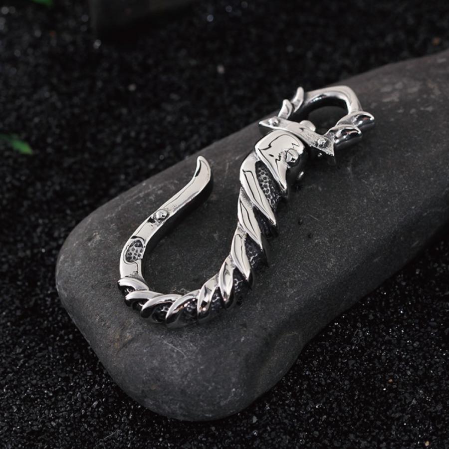 ウォレットチェーン キーホルダー用 フックのみ サージカルステンレス