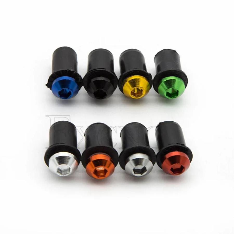 並行輸入品 10個5MMウインドスクリーン風防ボルトキットヤマハYZF R1