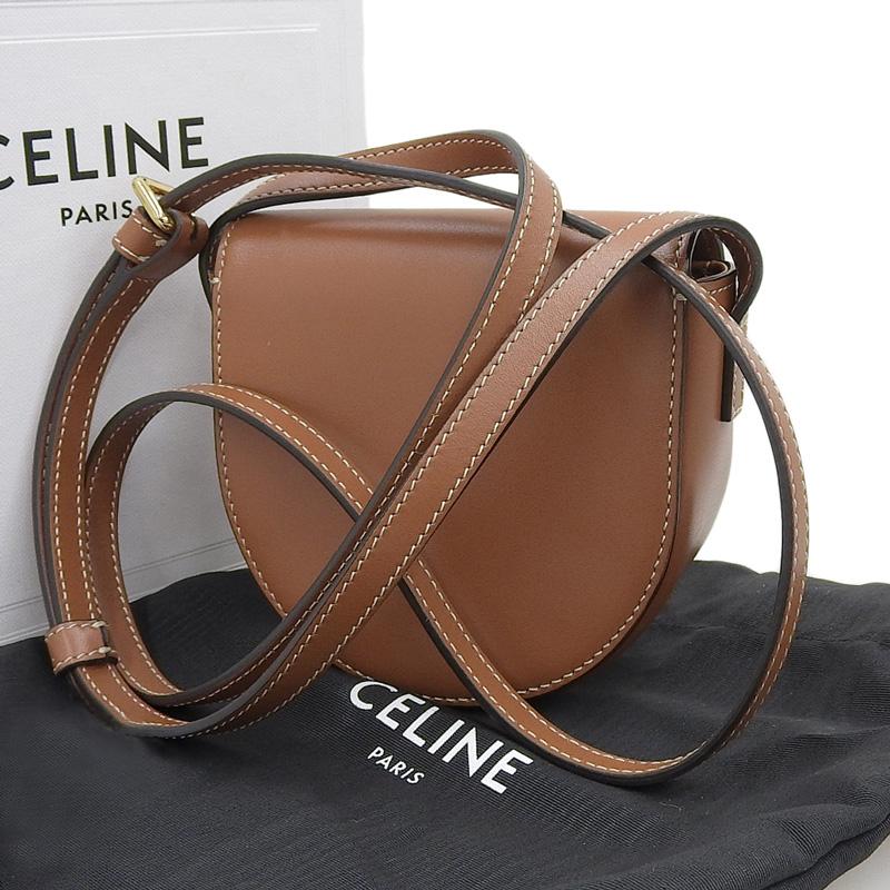 CELINE（セリーヌ） ミニブザス キュイル トリオンフ ショルダーバッグ