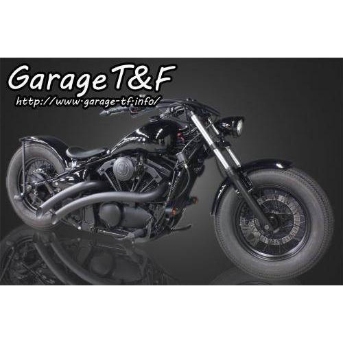 Garage T＆F ガレージ ベントマフラー タイプ1 カラー：ブラック