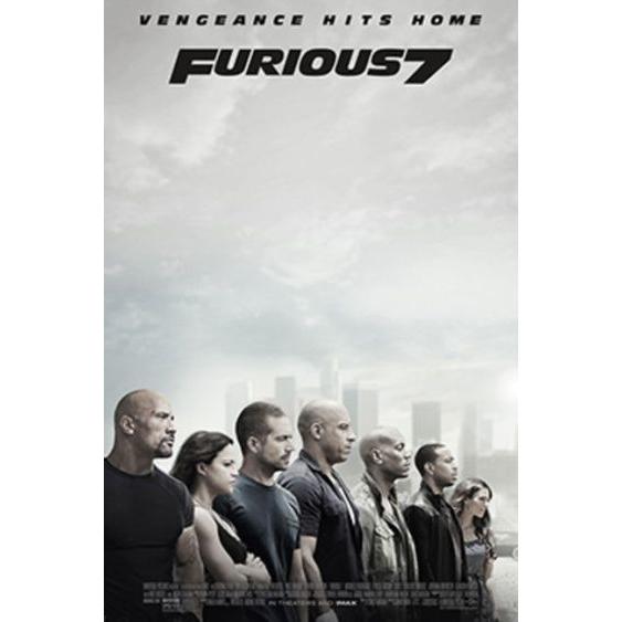 映画ポスター ワイルドスピード 7 スカイミッション 27×40inc (68.9