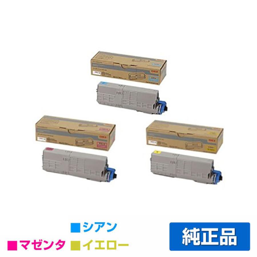 COREFIDO 沖データ OKI TC-C4BY1/C1/M1トナーカートリッジ カラー3色