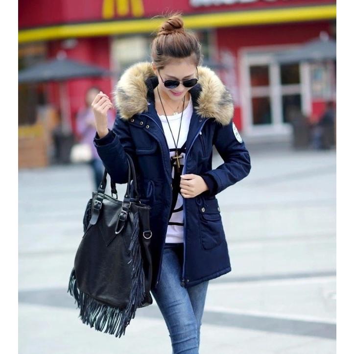 モッズコート レディース ミリタリーコート フェイクファー 裏起毛