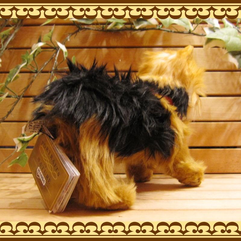 置物 動物 可愛い 犬 ぬいぐるみ ヨークシャーテリア 子犬 リアル 犬