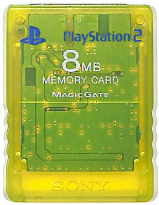 PlayStation2専用メモリーカード （8MB） レモン・イエロー