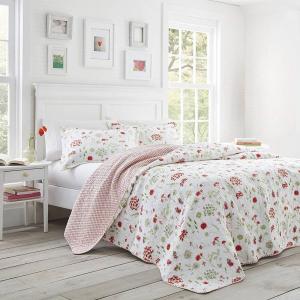 LAURA ASHLEY（ローラアシュレイ） ベッドカバー ピロカバー 3点セット