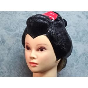 日本髪 かつら つぶし島田 芸者 舞台用 潰し島田 粋筋 舞台 時代劇 鬘