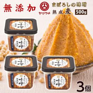 まぼろしの味噌 無添加 熟成麦 麦味噌 麦みそ 500gx2パック 山内本店