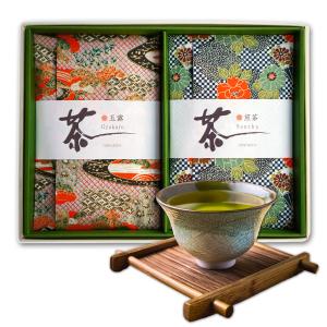 一保堂茶舗 玉露 萬徳 150g・煎茶 日月 160g 中缶 セット お茶 茶葉 焙