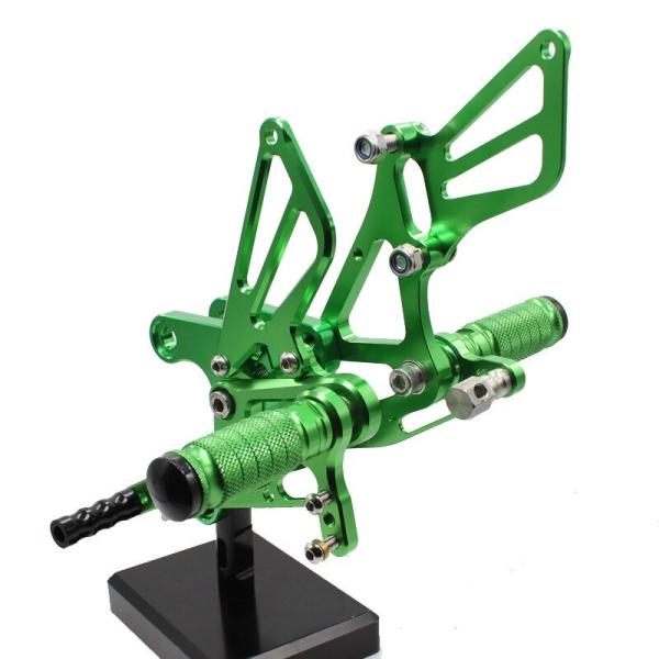 Ninja KAWASAKI ZX-6R ZX636 2005-2008 バックステップ 可変ポジション