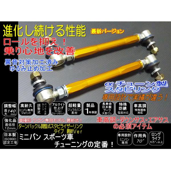 30系 アルファード ヴェルファイア 調整式 スタビリンク