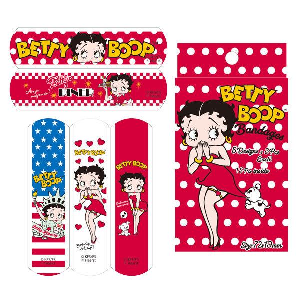 BETTY BOOP（ベティ ブープ） ベティちゃん グッズ 絆創膏 15枚入り