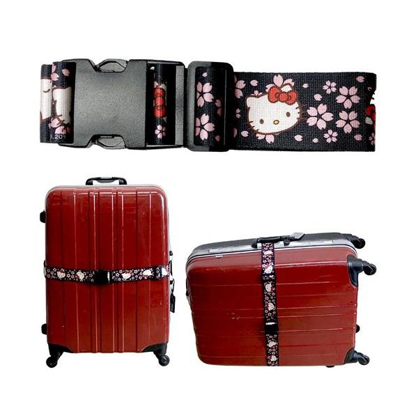 sanrio（サンリオ） キティちゃん スーツケースベルト 黒 キティ