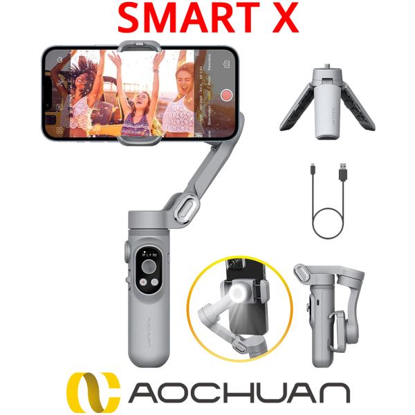 AOCHUAN SMART X スマホジンバル 折りたたみ式 手持ち スタビライザー