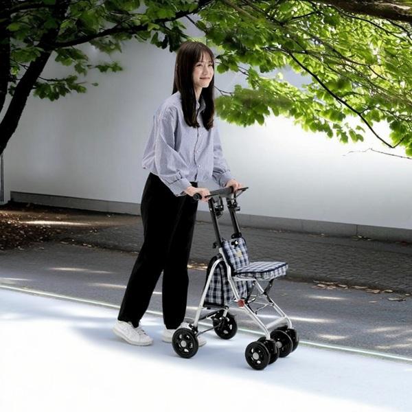 エムズハウス 爆買 シルバーカー 軽量 コンパクト プリエ 座れる