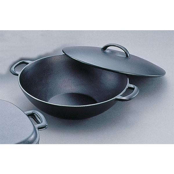 岩鋳（IWACHU） 南部鉄器鉄鍋 平型万能鍋（小） 日本製 （IH対応 100V