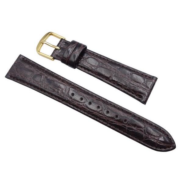 SEIKO（セイコー） 腕時計 時計 ベルト 18mm 牛革ワニ型押し DAC3