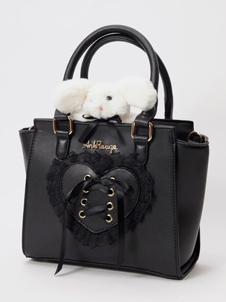 うさちゃん付き合皮 BAG - Ank Rouge(アンクルージュ)のハンドバッグ