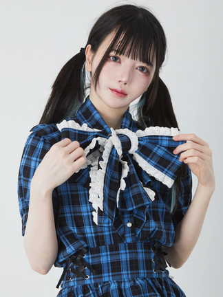 リボンチェックブラウス - Jamie エーエヌケー(ジェイミーエーエヌケー