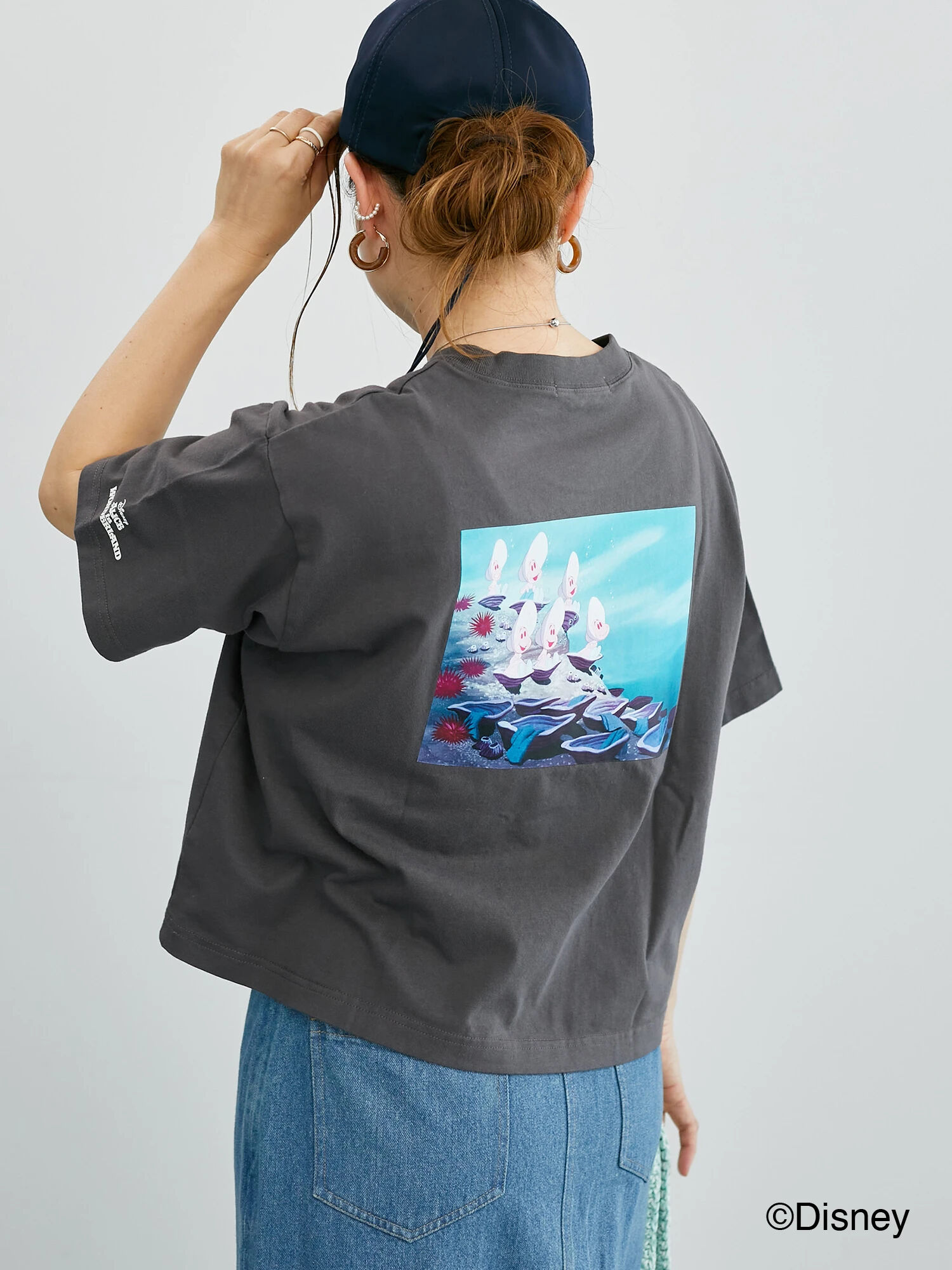 セール】 【Disney】ふしぎの国のアリス/プリントTシャツ3（オフ