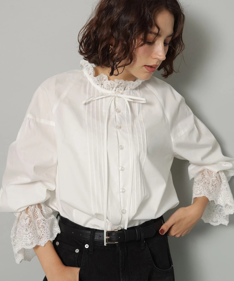 刺繍レースブラウス | シャツ・ブラウス | Arpege story（アルページュ