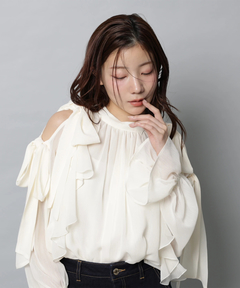 スタッフコーディネート】楊柳フリルブラウス｜tomo｜Arpege story