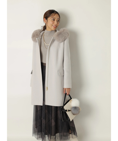 ノーカラーポケットコート | コート | CADUNE（カデュネ） │【公式