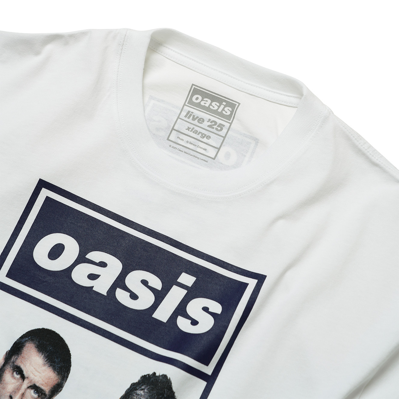 Tシャツ Photo 【UKデザイン】 White | Oasis Live '25 JAPAN Official