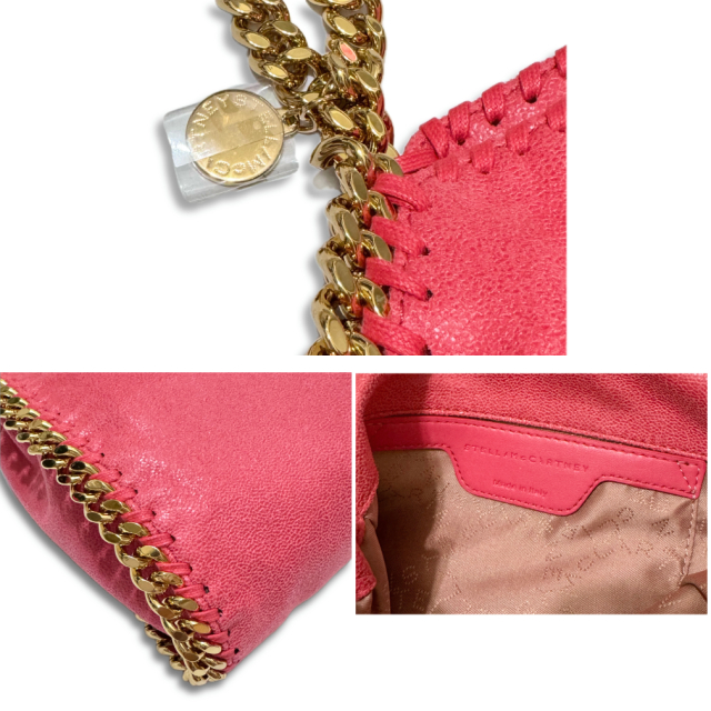 ステラマッカートニー ファラベラ ミニトートバッグ ピンク STELLA