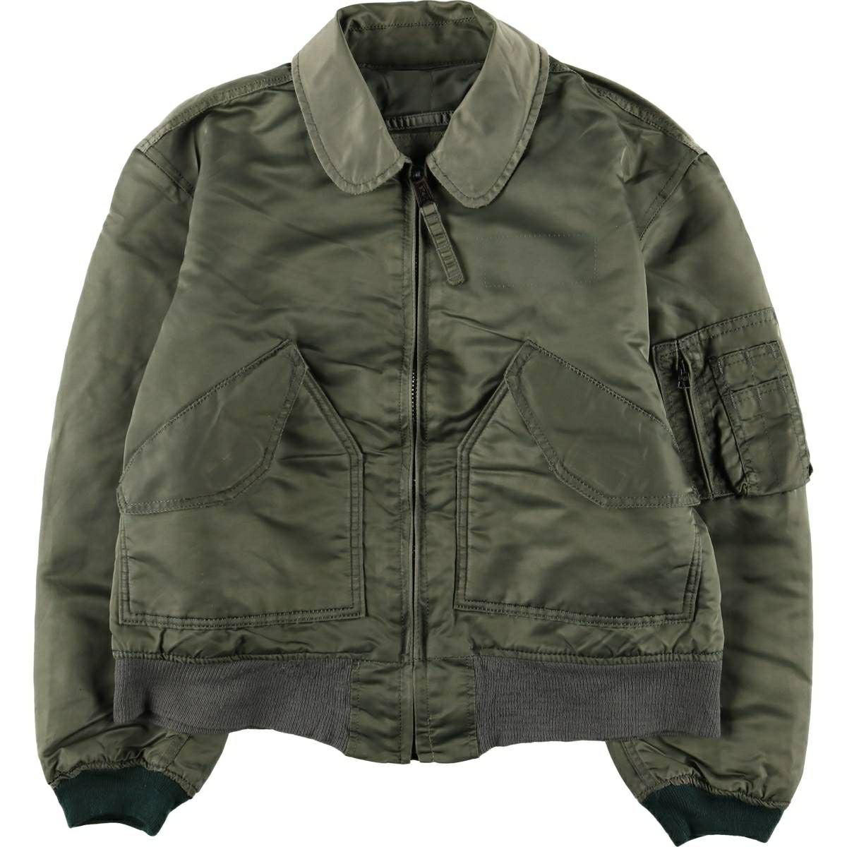 古着 90年代 民間品 アルファ ALPHA MA-1タイプ 中綿入り ミリタリー