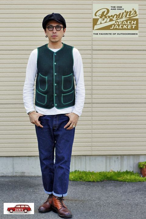 Browns BEACH」 EARLY VEST ブラウンズビーチ アーリーベスト