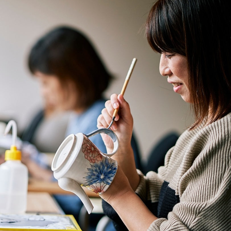 九谷焼 | いっぷく碗 | 釉彩花うらら | 虚空蔵窯