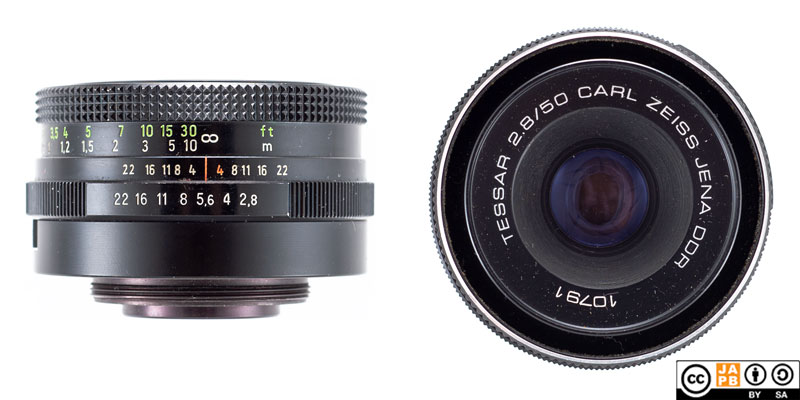 Data sheet: Carl Zeiss Jena Tessar 50 mm f/2.8 – JAPB