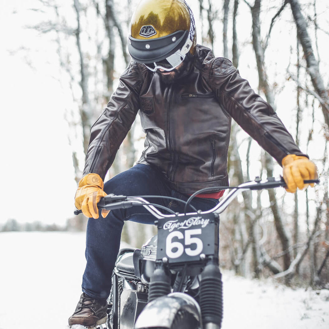 試着無料】エイジオブグローリー ローグ - バイク レザー ジャケット