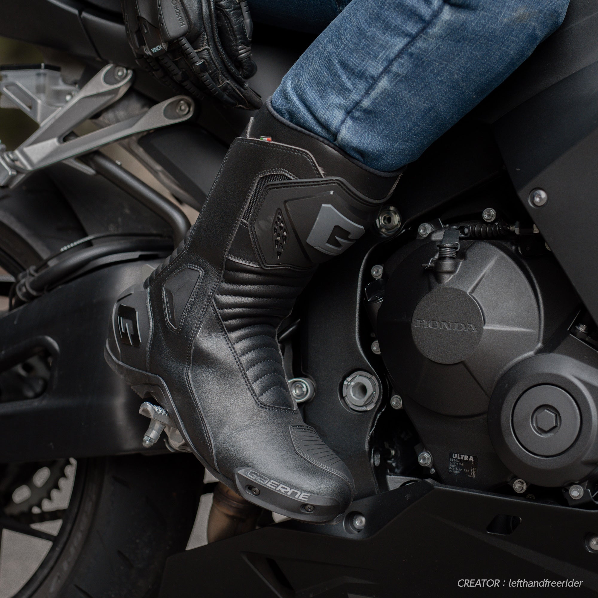 試着無料】ガエルネ ジーアールティー G-RT バイクブーツ レーシング