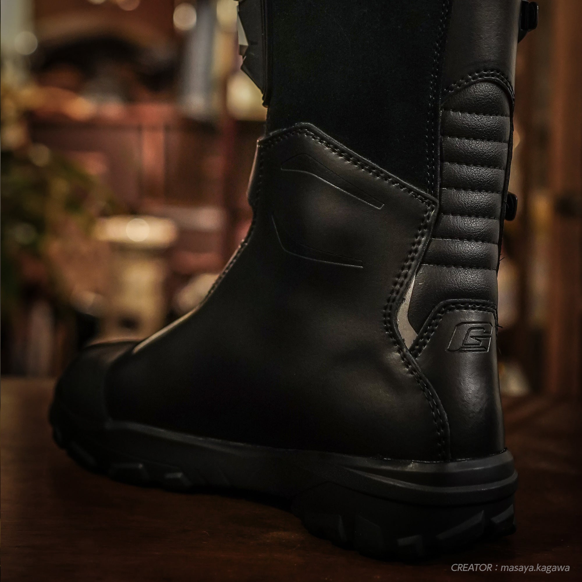 試着無料】ガエルネ Gアドベンチャー - バイク ブーツ アドベンチャー